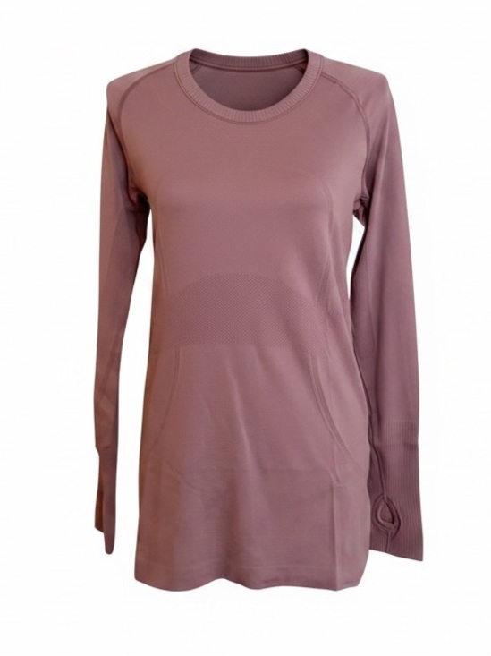 lululemon athletica Tops - lululemon athletica Long Sleeve Crewneck Top in Dusty Rose